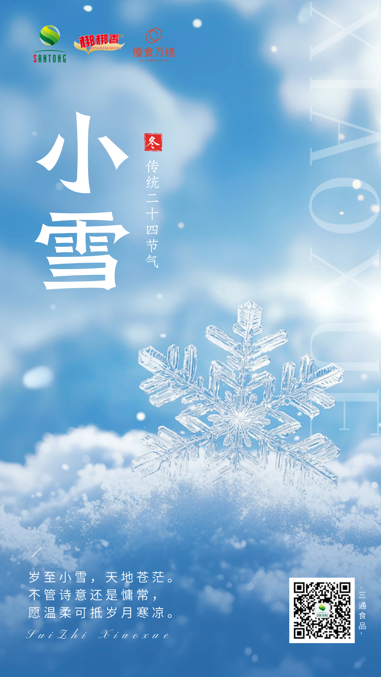 小雪節(jié)氣祝福插畫人物手機豎版海報AIGC (1).jpg